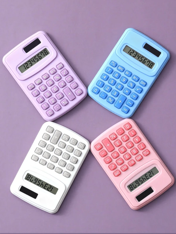 Back To School Season Mini Portable Science Calculator Accounting Pocket Calculator With Cute Appearance And High Color Value For Students one-size