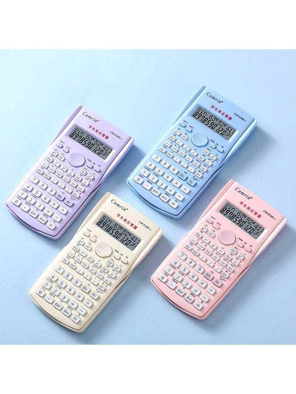 1pc Colorful Multifunction Scientific Calculator For Students, Dual Display Exam Calculator Single Piece